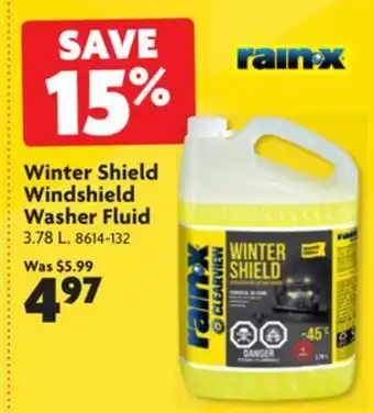 Home Hardware Windshield washer fluid offer