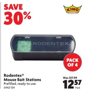 Home Hardware Rodentex® mouse bait stations offer