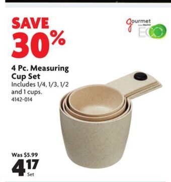 Home Hardware 4 pc. measuring cup set offer