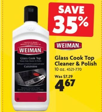 Home Hardware Glass cook top cleaner & polish offer