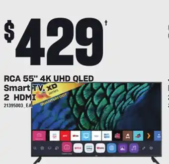 Zehrs Markets Rca 55" 4k uhd qled smart tv offer