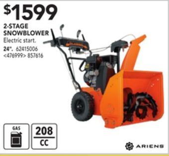 RONA Ariens 2-stage snowblower 24" offer