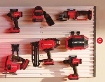 RONA Craftsman "versatrack" 20-piece storage kit offer