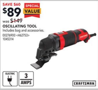 RONA Craftsman oscillating tool offer