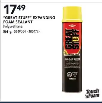 RONA "great stuff" expanding foam sealant offer