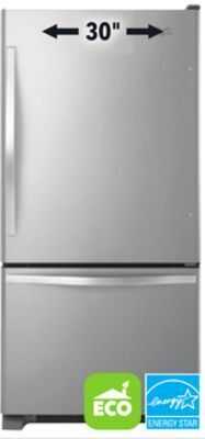 RONA Whirlpool 18.7 cu. ft. refrigerator 30" offer