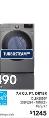 RONA Lg 7.4 cu. ft. dryer offer