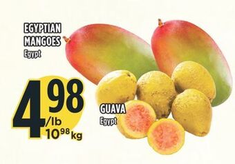 Marché Adonis Egyptian mangoes offer