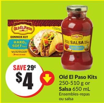 FreshCo Old el paso kits 250-510 g or salsa 650 ml offer