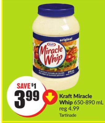 Kraft miracle whip 650-890 ml
