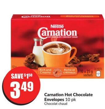 FreshCo Carnation hot chocolate envelopes 10 pk offer