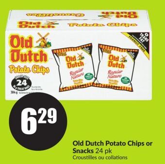 FreshCo Old dutch potato chips or snacks 24 pk offer