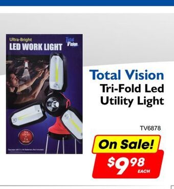 Factory Direct Total vision tri-fold led utility light offer