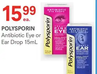 Remedy's RX Polysporin antibiotic eye or ear drop 15ml offer