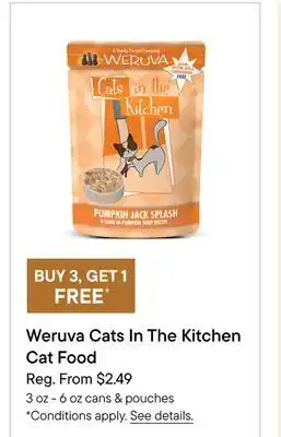 Petvalu Weruva cats in the kitchen cat food offer