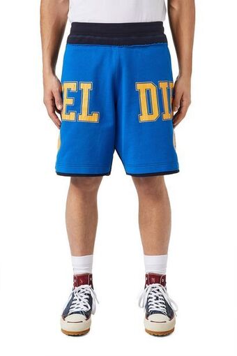 Diesel Sweat shorts with contrast panel offer