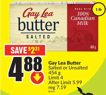 FreshCo Gay lea butter offer