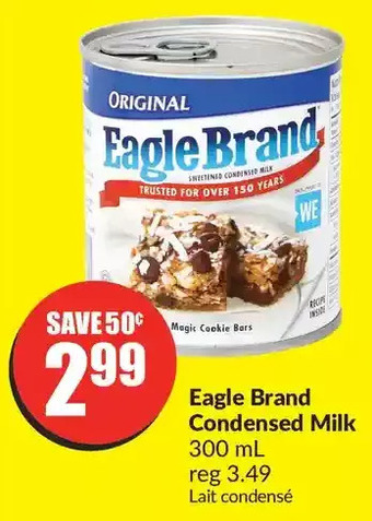 FreshCo Eagle brand condensed milk offer