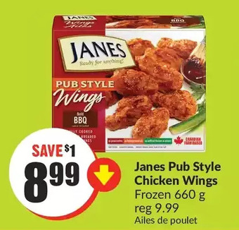 FreshCo Janes pub style chicken wings offer