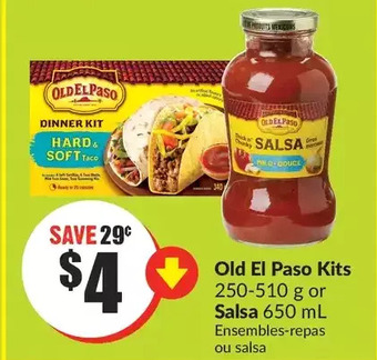 FreshCo Old el paso kits or salsa offer