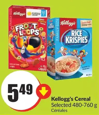 FreshCo Kellogg's cereal offer