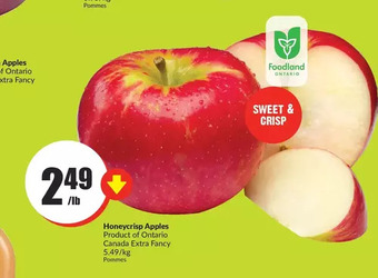 FreshCo Honeycrisp apples offer
