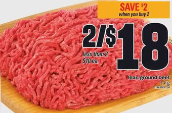 Loblaws Lean ground beef offer