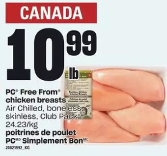 Valu-mart Pc free from chicken breasts offer