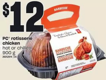 Zehrs Markets Pc rotisserie chicken offer
