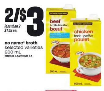 Zehrs Markets No name broth offer
