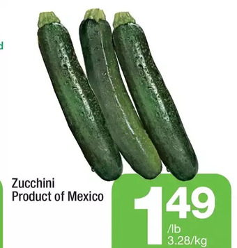 Highland Farms Zucchini offer