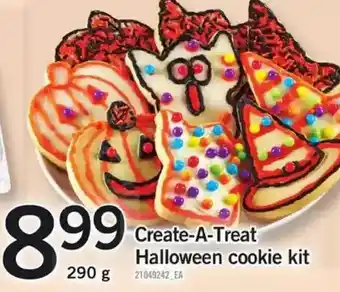 Fortinos Create-a-treat halloween cookie kit offer