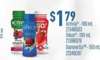 Fortinos Activia | oikos | danone go offer