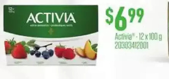 Fortinos Activia offer
