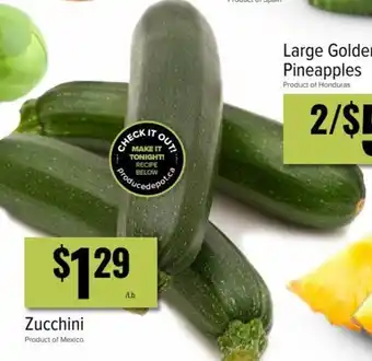 Produce Depot Zucchini offer