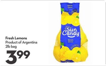 Longo's Fresh lemons offer