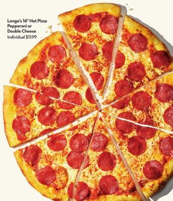 Longo's Longo's 16" hot pizza offer