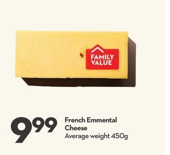 Longo's French emmental cheese offer