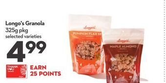 Longo's Longo's granola offer