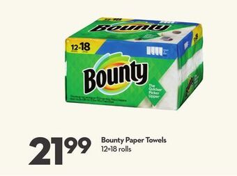 Longo's Bounty paper towels offer