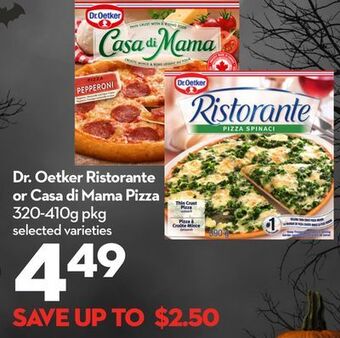 Longo's Dr. oetker ristorante or casa di mama pizza offer