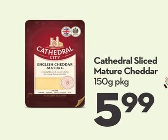Longo's Cathedral sliced mature cheddar offer