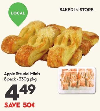 Longo's Apple strudel minis offer