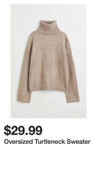 H&M Oversized turtleneck sweater offer
