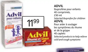Brunet Advil 230ml/Advil 40 Caplets offer