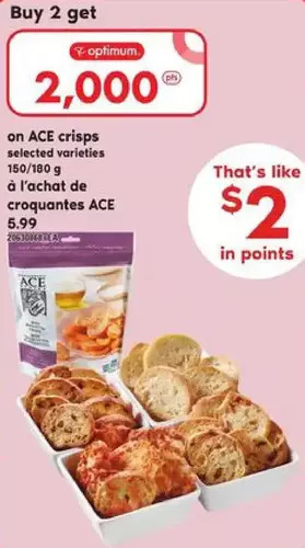 Independent Grocer Ace crisps offer