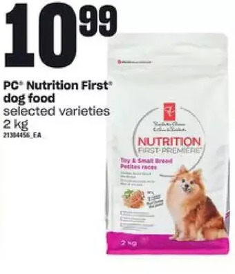 Independent Grocer Pc nutrition first dog food offer