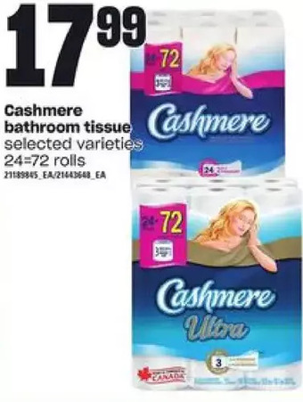Independent Grocer Cashmere bathroom tissue offer