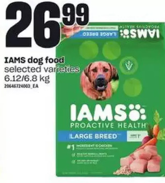 Independent Grocer Iams dog food offer