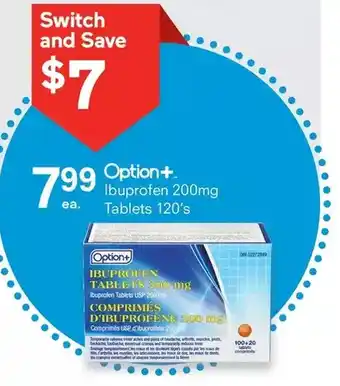 Guardian Pharmacy Option+ ibuprofen tablets offer